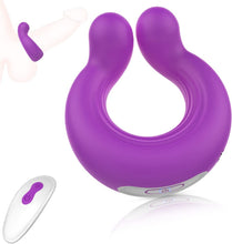 Load image into Gallery viewer, Vibrating Cock Ring Cock Ring Couples Vibrator, Adult Sex Toys Clitoris Vibrator G-spot Stimulator, Men&#39;s Vibrator for Testicle Stimulation for Men Erection and Improving Sexual Performance
