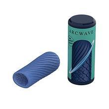 Load image into Gallery viewer, Arcwave Ghost Male Stroker - Male Masturbator with 4 Inch Reversible Sleeve - Multi-Textured Penis Sleeve - Clean Tech Silicone - Reusable &amp; Easy Clean Adult Sex Toy - Blue
