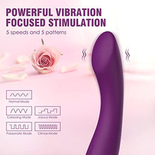 Load image into Gallery viewer, Gspot Vibrator Dildo Sex Toys - SVAKOM Female Vibrating Dildos Clit Personal Massager for Women with 5 * 5 Playful Vibration - Clitoral Stimulator G Spot Vibe Adult Sensory Sexy Rose Toys Foreplay
