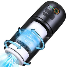 Load image into Gallery viewer, Automatic Male Masturbators Sex Toy: Pocket Pussy for Men with 6 Rotating Modes, Blowjob Male Stroker Toy with Silicone Sleeve, Waterproof Quiet Adult Sex Toys &amp; Games for Men Couples Pleasure
