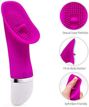 Load image into Gallery viewer, 2 in 1 Sex Toys Clitoral Stimulator Licking G-spot Nipple Vibrator Dildo, 10 Frequency Sucking Toy Licking Tongue Stimulator Clitoral Vibration Adult Vibrator Masturbation Toy Female Pleasure
