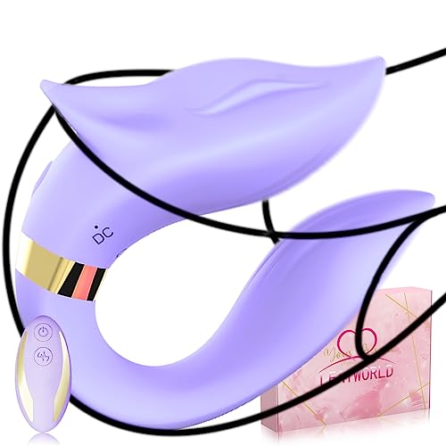 LEAIWORLD Remote Controlled Invisible Wearable Fox Vibrator, Sex Toys for Clitoral G-Spot Stimulation, Stimulator with 9 Vibration Patterns, Waterproof Dummy Vibrator for Women or Couples