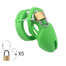 Load image into Gallery viewer, Silicone Chastity for Men Breathable Chastity Device Chastity Cage Devices Lightweight Sexual Wellness Cock Cage
