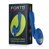 Forto Studded Pro Super Powerful Vibrating Massager Designed to Stimulate The Prostate or Other Pleasure Zones. The Studded Texture adds to The Sensation and Guarantees Power & Pleasure.