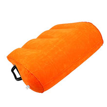 Load image into Gallery viewer, NOPNOG 16.3415.55  6.5 Inch Sex Ramp for Couple, Inflatable Sex Pillow with Black Armrest, PVC, Orange
