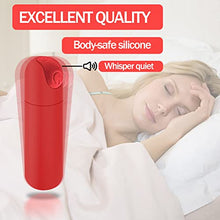 Load image into Gallery viewer, Bullet Vibrator, Clitoral G Spot Clit Nipple Vibrator Clitoralis Stimulator for Women, Anal Vaginal Toys Mini Adult Toys USB Rechargeable, 10 Modes Portable Waterproof Massager for Women, Red
