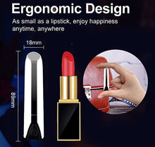 Load image into Gallery viewer, Electric Portable Pocket Travel Bullet Tool for Women Pleasure, Soft Smooth Toys, Personal Bullet Tool Powerful Mini Stick for Body Relax, Waterproof Bullet Tool, Receive Fast (Silver)
