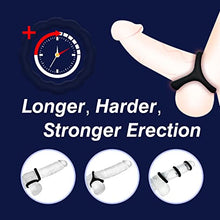 Load image into Gallery viewer, New Pc5 Silicone Penis Ring Combo Set, Enhance Erection Fun, Soft Silicone Penis Ring, Elasticity, Make Penis Longer, Harder, Longer Lasting Adult Sex Toys and Games.
