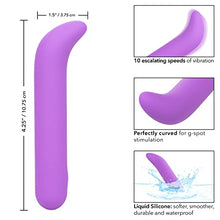 Load image into Gallery viewer, CalExotics Bliss Liquid Silicone Mini G Vibe Bullet Vibrator - SE-0569-10-3 Purple
