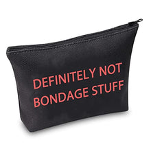 Load image into Gallery viewer, JXGZSO Funny Adult Stash Bag Bondage Stuff Kit Bag BDSM Zipper Makeup Bag or Pouch (BONDAGE STUFF B)
