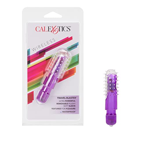 California Exotics Waterproof Travel Blaster Vibrator, Purple