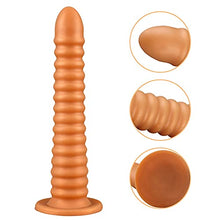 Load image into Gallery viewer, Flexible Anal Plug Beads Anus Stimulator Adults Sex Toy, Soft Liquid Silicone Butt Plugs P-spot Vaginal Anus Dilator Stimulator Trainer for Beginner Advanced
