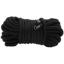 Load image into Gallery viewer, Shots - Ouch! Ouch! Japanese Rope 10 Meter - Black, Black
