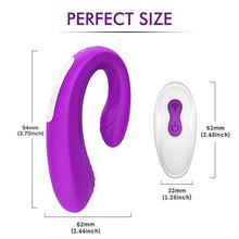 Load image into Gallery viewer, Rechargeable Clitoral &amp; G-spot Vibrator, Waterproof Couples Vibrator with 9 Powerful Vibrations, Remote Control Clitoris G Spot Stimulator Adult Sex Toy for Women Solo Play or Couples Fun
