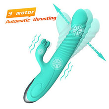 Load image into Gallery viewer, Personal Rechargeable Rabbit Vibrators for Women Vibrating Toys Pleasure Handheld Massager Electric Portable Massager 8+3 Speeds Vibrations Realistic Female Woman Gifts Blue
