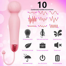 Load image into Gallery viewer, Little Sheep Vibration Handheld Massagersoft Rod G Spot Flirt Massage Vibration Dildo Vibrator Sex Toys Massager for Tension Neck Shoulder Back Body Massager with 10 Vibations Pink
