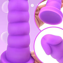 Load image into Gallery viewer, MEBAULT Realistic Dildo 5.51 inch Twisted Anal Dildo Butt Plug with Suction Cup &amp; Lifelike Glans G-spot Dong Fake Penis for Men Women Vaginal Anal Masturbation
