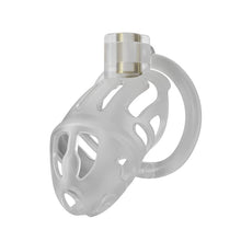 Load image into Gallery viewer, LOCKINK Male Chastity Cage Lightweight Cock Cage Device Sex Toys for Man with 3 Sizes Rings and Invisible Lock (Transparent)
