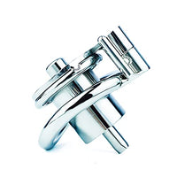 Negative Metal Stainless Steel Catheter Cock Cage Short Male Chastity Device Penis Lock Rings Adult BDSM for Men 51D (Single-Ring 45mm)