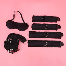 Load image into Gallery viewer, SOIMISS Adult Handcuff Bed Cuffs Leg Cuffs Bed Bondage Restraints Wrist and Ankle Restraints Soft Blindfolds for Women Lover Toy
