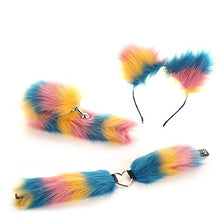 Load image into Gallery viewer, Cosplay Accessory Set of Fox Tail with Smooth Touch Metal Butt Plug Anus Sex Toys and Neck Collar (Color : Collar)
