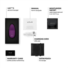 Load image into Gallery viewer, LELO Lily 3 Mini Vibrator for Women Discreet Vibrator Mini Bullet Vibrator with 10 Pleasure Settings Waterproof Vibrator Design, Dark Plum
