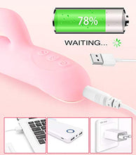 Load image into Gallery viewer, G Spot Vibrator Stimulator for Women Toy Rose Sucking Telescopic Sucker Vibrating Swing stimulating pleasurable Heat Toys Silicone Training Independent Sex Vibration Modes Anal
