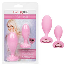 Load image into Gallery viewer, CalExotics First Time Crystal Booty Duo Anal Bead Plugs - Pink - SE-0004-52-2
