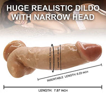 Load image into Gallery viewer, Female Thrust Dildo Vibrator Sex Toy, Realistic Thruster Throat Trainer
