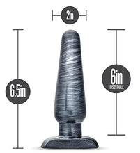 Load image into Gallery viewer, Blush Jet Smooth Large Anal Plug - 6.5&quot; Length &amp; 2&quot; Width - Tapered Design for Easy Insertion - Base Anchors Plug Safely Outside The Body - Soft Flexible Shaft - Perfect for Advanced Users - Sex Toy
