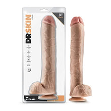 Load image into Gallery viewer, Blush Dr. Skin Realistic 14 Inch Long 2.5 Inch Thick Dildo with Suction Cup Base &amp; Balls Realistic Dildo Soft Real Feel Female Sex Toy Horse Dildo Size Women Men Couples Adult Sex Toy
