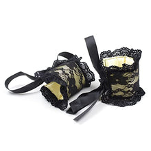 Load image into Gallery viewer, PRETYZOOM Lace Blindfold and Set Eye Blindfold with Ribbon Ties Eye Masks for Adult Women Party Flirting Couple Golden
