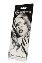 Load image into Gallery viewer, Sex and Mischief Satin Animal Blindfold Pack of 2
