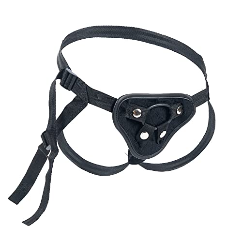 YWZAO BDSM Harness Adjustable Belt Wearable Strapless Strapon S36 (Black)