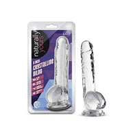 Blush Naturally Yours - 8 Inch Long Crystalline Dildo - 1.5