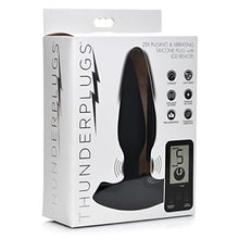 Load image into Gallery viewer, THUNDERPLUGS 25X Pulsing and Vibrating Silicone Plug with Remote
