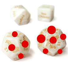 Load image into Gallery viewer, 4PCS Adult Games Romance Humour Funny Marble Dice Craps Set for Couples Lover (Posture and Word)
