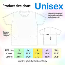 Load image into Gallery viewer, TOMMHANES AMISGUOER Women and Men&#39;s Rehab Shirts Short Sleeve Post Surgery Shirt Shoulder Surgery Clothes(KF08-L)
