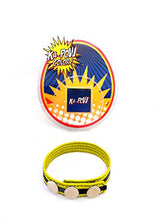 Load image into Gallery viewer, Ka-pow Color Ring Leather 3 Snap Yellow and Black
