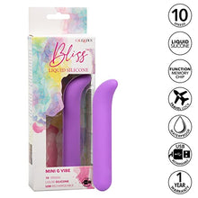 Load image into Gallery viewer, CalExotics Bliss Liquid Silicone Mini G Vibe Bullet Vibrator - SE-0569-10-3 Purple
