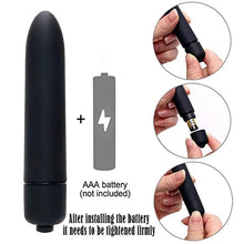 Load image into Gallery viewer, cuhair 2pc About 3.62inch 10 Speed Mini Bullet Vibrators for Women Sexy Toys for Adults 18 Years Vibrator Female Dildo Sex Toys for Woman sexulaes Toys (Black)
