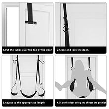 Load image into Gallery viewer, Sex Swing Adult Couples Sex Door Swing, Portable Sex Swings with Wider and Thicker Pads. Sex Position Furniture with Adjustable Straps That can Hold up to 300 lbs.
