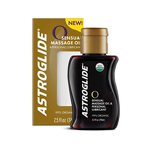 Astroglide O Organic Sensual Massage Oil and Lube (2.5oz)