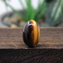 Load image into Gallery viewer, 20x30mm Stone Egg Crystal Yoni Egg Natural Gems Ball Home Decor Chakra Energy Quartz Mineral Specimen Easter Gifts,Tiger Eye
