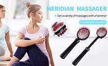 Load image into Gallery viewer, Double Sided Relief Hammer Friction Scratcher Massage Telescopic Stick for Man Female
