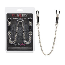 Load image into Gallery viewer, California Exotic Novelties Nipple Play Superior Clamps, Silver
