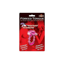 Load image into Gallery viewer, Forked Tongue C*ck Ring, Magenta (pack Of 2)
