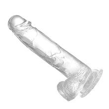 Load image into Gallery viewer, 8.7 Inch Realistic Dildo for Beginners Adult Sex with Strong Suction Cup for Hands-Free Play Flexible Realistic Penis for G-Spot for Couple White
