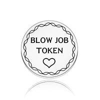 YWQBZ Naughty Gifts for Boyfriend Husband Funny Mature Sex Token Gift Naughty Bedroom Fun Gift for Him (BLOW JOB)