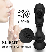 Load image into Gallery viewer, Pearlsvibe Male Masturbator Prostate Massage Anal Butt Plug, 12 Vibration Speeds and Beating Frequencies, Automatic, Low Noise Waterproof for Life Powerful Motor, Sex Toys for Men
